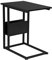 WOLTU Beistelltisch Kaffeetisch Couchtisch Sofatisch Nachttisch Betttisch Laptoptisch, Gestell aus Metall, Tischplatte aus Spanplatte, 55x36x59,5cm(BxTxH), Schwarz TS79sz