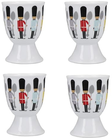 KitchenCraft Egg Cup Set of 4, Porcelain