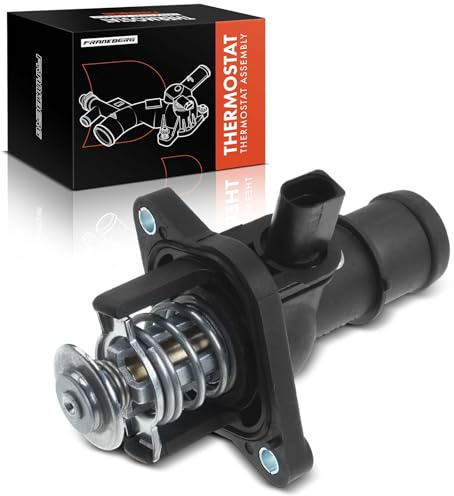 Frankberg Termostato del refrigerante 06A121114 | Compatible con: Golf V 1K1, Golf IV Variante 1J5, A3 8L1, B.o.r.a 1J2, T.o.u.r.a.n 1T1 1T2, Polo Classic 6V2
