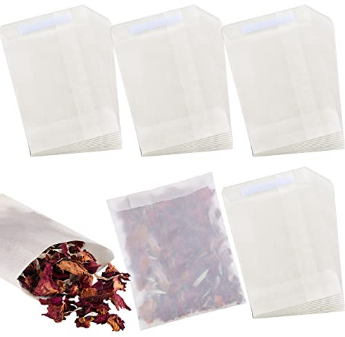 Patelai 180 Pcs Wedding Confetti Bags Glassine Envelopes Wax Melt Packaging Confetti Bags Peel Self Adhesive Flap Open Top Wedding Favors for Flowers Seed Candle(90 x 135 mm/ 3.54 x 5.31 Inch)