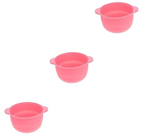 FRCOLOR 3pcs Non-stick Wax Melting Pot for Wax Heater Silicone Bowl Heat Resistant Material Practical Melting Container for Hair Removal Supply
