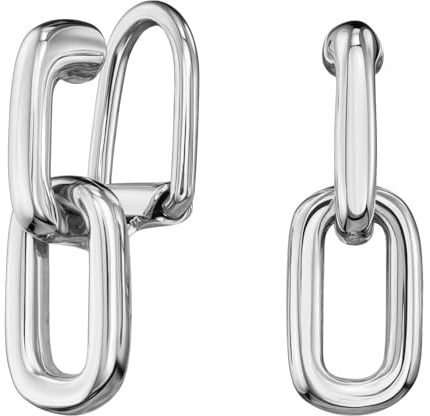 Traveller Ohrclip - Hängend - vergoldet/platiniert/bicolor