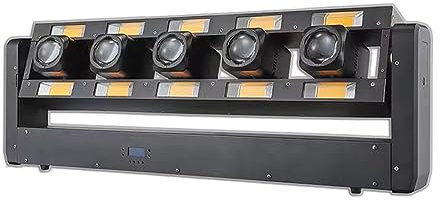 Lumières stroboscopiques DJ, Disco Night Maker, 5x40W LED Faisceau Mobile Lumières DMX 512 Contrôle Strobe Projecteur Mobile 10x20W Lavage for L'éclairage DJ Party Lights Facile à Installer, avec des