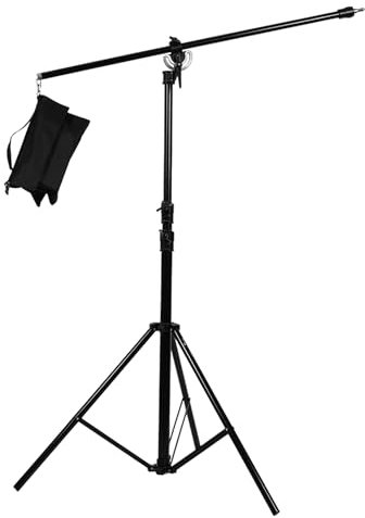 Amaran Aluminum Light Stand Adjustable Photography Air-Cushioned Tripod Stand with 1/4 Screw for Softbox, Studio Light, Flash, Umbrella