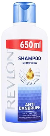 Revlon Shampoing Antipelliculaire, Clarifiant et Hydratant, Tous types de cheveux, Flacon de 650ml