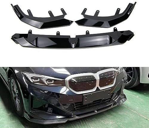 Frontal Alerón Spoiler Labio para BMW i3 2022+,Parachoques Delantero Labio Divisor Difusor Kit Carrocería