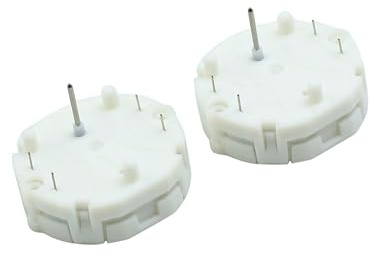 A ABSOPRO 2pz Bianco Universale X27 589 Strumento indicatore Quadro Strumenti Motore Passo-Passo per Auto Sostituzione dell'articolo
