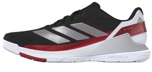 adidas Herren Crazyquick Padel Schuhe, Cblack Silvmt Lucred, 42 EU