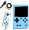 Tomedeks Console de Jeu Portable,Écran LCD de 3,Console Supporte Deux Joueurs,avec 500 Classique Jeux,Console Retro Portable,Mini Console pour Enfants et Adultes,Grand Cadeau pour Les Enfants - Bleu