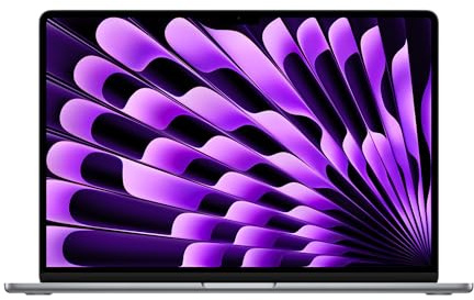 Apple MacBook Air 2023 avec Puce Apple M2, CPU 8 cœurs, GPU 10 cœurs (15 Pouces, 8 Go de RAM, 512Go SSD Stockage) (AZERTY français) Gris sidéral (Reconditionné)