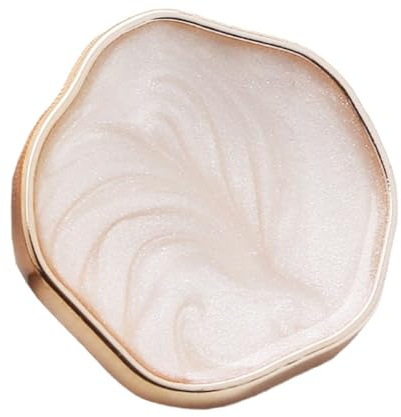 Blausky 10 Stück Glitzerknöpfe,Deko Knöpfe Retro Hemdknöpfe Mantelknöpfe Bastelknöpfe Zierknöpfe zum Basteln für Kleider Nähen DIY Handwerk Scrapbooking und Geschenk Deko,Cremeweiß,25mm