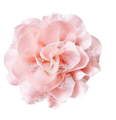 110mm Broche Fleur En Tissu Élégante Pour Femme Camélia Accessoire De Luxe Pour Robe Costume Cérémonie Mariage Danse Fait Mainpour Soirée Banquet Fête Classique Bijoux
