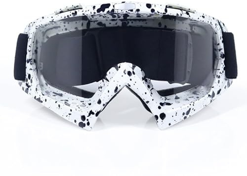 Generisch Motocross Brille,Motorradbrille,Crossbrille Motorrad-Schutzausrüstung, flexibler Crosshelm, Gesichtsmaske, Motocross-Schutzbrille, Dirtbike-Brille(A1)