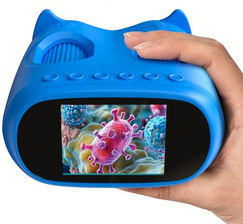 2 in 1 Telescopio & Microscopio Digitale Portatile 1000X per Bambini