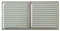 Brinox B70540A - Griglia di ventilazione in alluminio, 20 x 40 cm