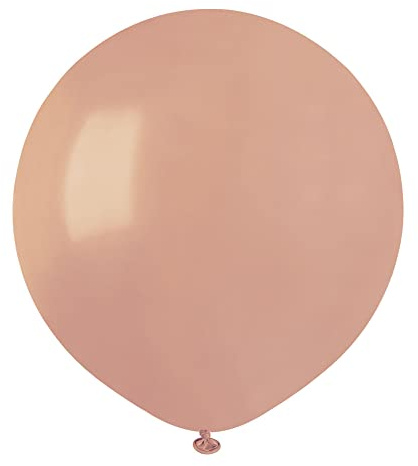 25-pack högkvalitativa naturliga latexballonger G150 (Ø 48 cm/19 tum) antikt rosa