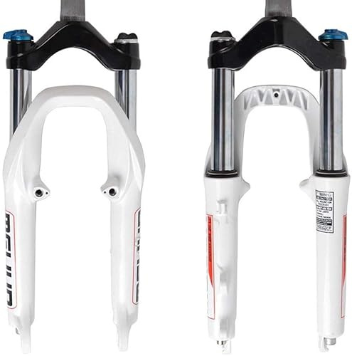 Federung 20 Zoll Faltrad Federgabel Mountainbike Stoßdämpfer MTB Luftgabel Erweiterte Mechanische Gabelscheibe/V Brake Out Dämpfung 105 Mm Federweg Einstellen A,20