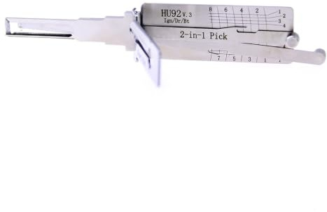 QiDAi Hu92 v.3 2-in-1 HU92 Dietrich- und Decoder-Werkzeug, Dietrich-Set für Autos, Auto-Zündung, LockPick für Schlosser und 4S Shop