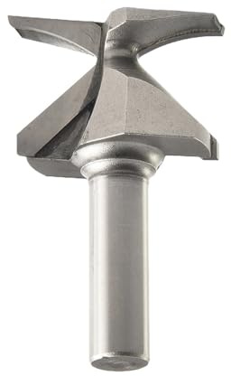 ZHaotn Broca de fresado de conformación integrada R18/R30 for Puertas de Madera y armarios de Pared, vástago de 1/2 pulgada/12 mm, Ideal for carpintería Profesional.