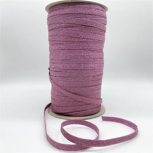 Elástico para coser, Cinta elástica de goma multicolor de 6 mm for coser en varios tamaños.(37,2 yards)