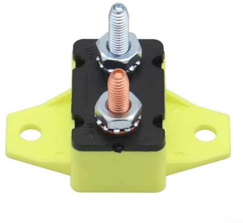 Protezione da sovraccarico per auto, interruttore automatico reset con protezione termica 5A-50A, alloggiamento in plastica antiruggine per auto, camion, autobus, camper, TRAI (AOE5131-5A)