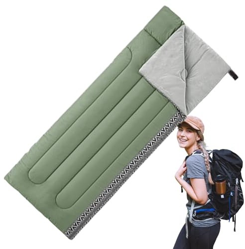 Sac De Couchage De Camping, Léger Et Portable, 190 X 75 Cm, Sacs De Couchage Rectangulaires, Sac De Couchag Été Hiver Automne, Utilisation Polyvalente, pour La Randonnée, La Randonnée Et Les Aventure