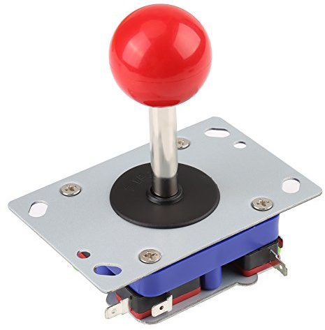 Hztyyier Joystick, Tasten und Joystick DIY Controller Kit, 2/4/8 Way Game Joystick Ball für Spiele