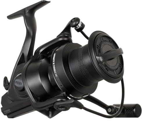 PENN Affinity II Longcast Custom Carbon Angelrollen, Schwarz