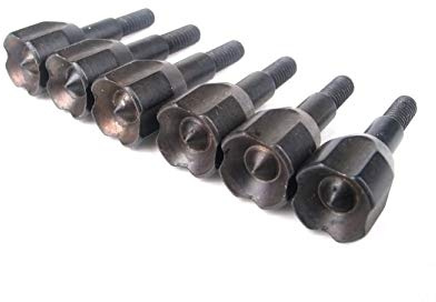 Chiloskit 6pcs 100 Getreidejagd Pfeile Jagd Kleinwild Hammer Armbrust Compound Bogen Pfeilspitzen (6 Stück Meteor Hammer)