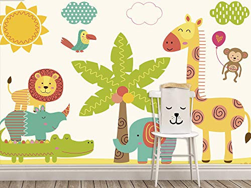 Oedim Fotomural Infantil Vinilo para Pared Animales | Mural | Fotomural Infantil Vinilo Decorativo | 200 x 150 cm | Decoración comedores, Salones, Habitaciones