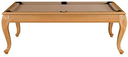 Billiard-Royal Billardtisch Pooltisch Modell Mina 7 ft. mit hochwertigem K-55 Bandengummi und freier Tuchwahl, Tuchfarbe:Beige