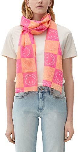 s.Oliver Women's 2132232 Tuch, Mehrfarbig | pink 44D5, One Size