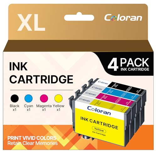 Coloran 604XL Multipack Ersatz für Epson 604 Patronen für XP-2205 XP-2200 XP-3200 XP-3205 XP-4200 XP-4205 WF-2910 WF-2930 WF-2935 WF-2950 (4er-Pack)