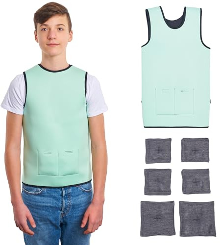 Gewichtsweste Kinder | Weighted Vest als ADHS Hilfsmittel und Autismus Hilfsmittel | Autismus-Sensorik-Kleidung | anpassbare Gewichtweste | Weight Vest für Kinder | Weste Kinder Jungen und Mädchen