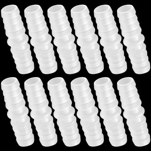 HINZIC 12pcs 3/8''(10mm) Hose Barb Fitting, Plastic Hose ID Barb Pipe Connectors Repair Kit, Splicer Mender Joint Adapter Union Fitting Watertight Straight