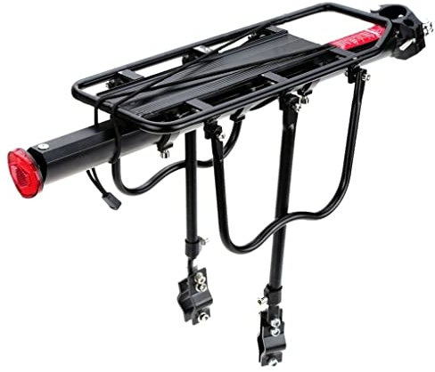WANGZEYU GepäCkträGer Mountainbike Rennrad Sattelstütze montiert Aluminiumlegierung Gepäckträger Fahrräder Schnellspanner Gepäck Satteltasche Trägerständer 10kg Gewichtslager Fahrrad GepäCkträGer