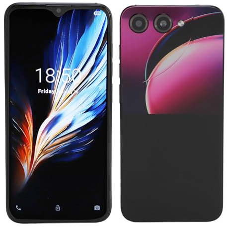 Tosuny Teléfono Celular Desbloqueado, Teléfono Inteligente Android 12, Teléfono Móvil 4G LTE, 8GB RAM 64GB ROM, Pantalla HD de 6.28, Cámara 8MP+32MP, Ranura SIM Dual, Batería de