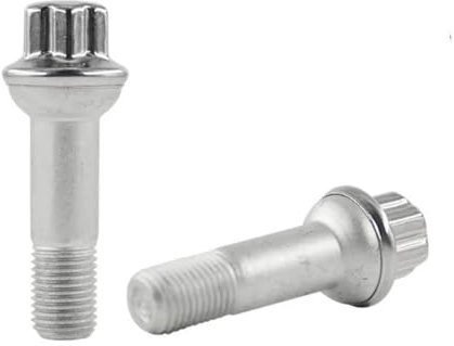 Radbolzen Radschraube Kompatibel Mit Benz Für W164 W166 X204 W221 W222 C216 Radmuttern Radschrauben Unterlegscheibe Radsicherungsmuttern M14x1,5 0009905407 5 Stück