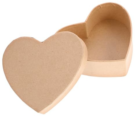 Cabilock Herzförmige Geschenkkartonage Aus Kraftpapier Für Kreative -projekte Und Feiertagsdekoration Für Süßigkeiten Und Kleine Maße