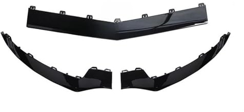 OTBEHUWJ Becquets Avant pour Mercedes Classe E Klass W207 C207 Coupé Becquet De Pare-Chocs Avant Diffuseur De Lèvre Chromée A2078850874 A2078850974 A2078850774 Becquet Lèvre Avant(Noir,Pair)