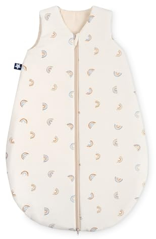 Julius Zöllner Schlafsack Jersey Little Bow, Größe 50/56 | aus weicher Jersey Baumwolle, sicher und schadstoffgepüft, ideal für eine ruhige Nacht