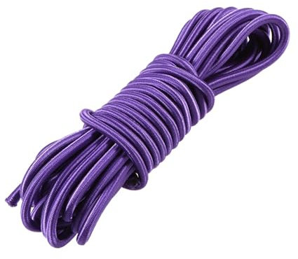 Elastic Kayak Bungee Cord Rope 5m x 5mm Latex Easily Cut with Elastic Kayak Rope for Paddle Holders Deck Rigging (5mm-1)