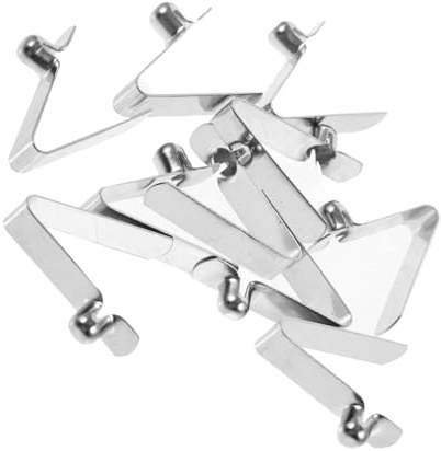 Veemoon 20pcs Umbrella Accessories Tent Pole Spring Clips Small Snap Clips for Boat and DIY Repair