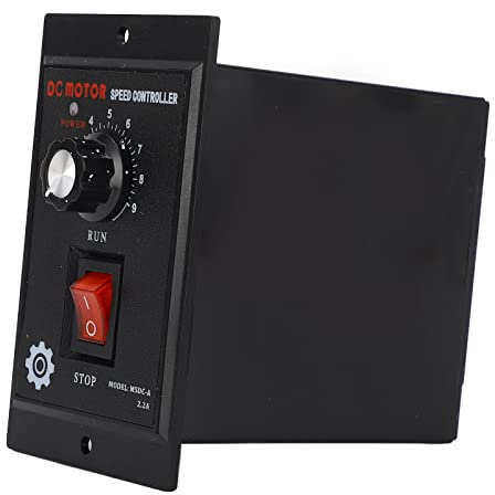 Keenso Regulador de Velocidad del Motor Eléctrico con Amplio Rango de Velocidad para el Control del Motor de CC para Uso Industrial (400W)