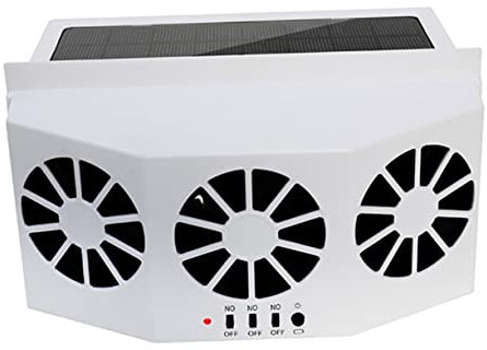 Solar Exhaust Fan for Car Energy Efficient Cooling Air Ventilation System with Easy Installation Solar Powered Car Fan for Hot Weather and Pet Odor Elimination