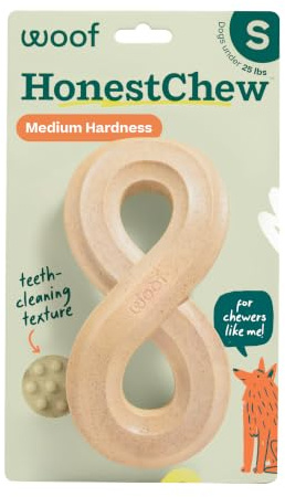 WOOF HonestChew Infinity Dog Chew Toy for Dogs Under 25 lbs