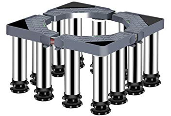 YCNLYSSR Base móvil Ajustable para Lavadora, Mueble Multifuncional para Secadora y refrigerador, con 40-65 cm de Largo y Ancho, para macetas Exteriores y bandejas de Suelo.