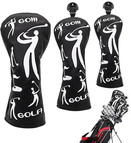 Copritesta per mazze da golf, per uomini e donne, principianti, professionali, per interni ed esterni