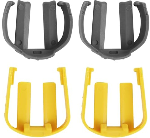 4 Pressure Washer C Clips for Karcher K2 K3 K4 K5 K6 K7, No. 5.037-333.0 | Yellow Grey Replacement Hose Trigger Clamps Quick Connector Locks Buckles for Karcher Pressure Washer Accessories