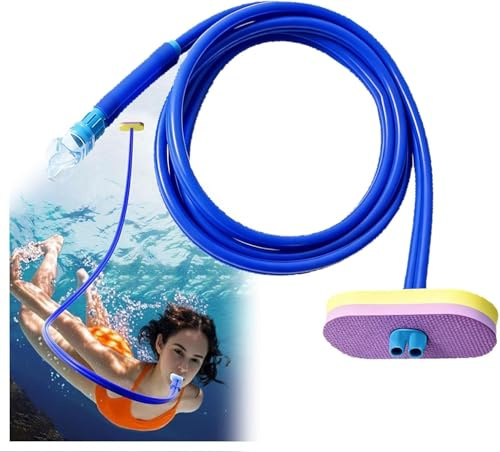 Tuba de plongée, tube de respiration pliable pour entraînement de plongée, respiration facile, tube simple et léger pour la pêche à la voile, équipement d'entraînement à la natation